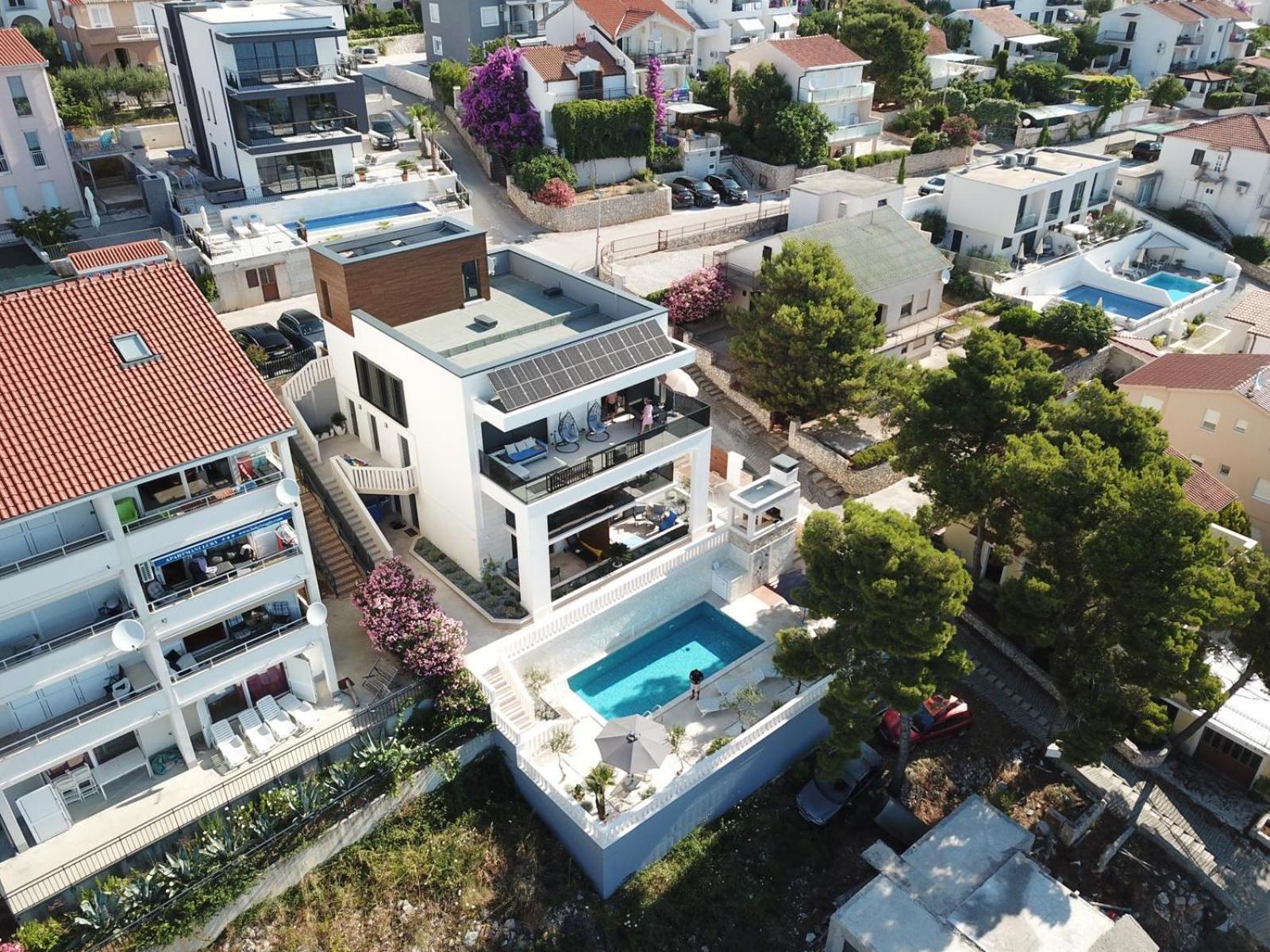 Luxury Beachfront Villa Carlisa Čiovo 外观 照片