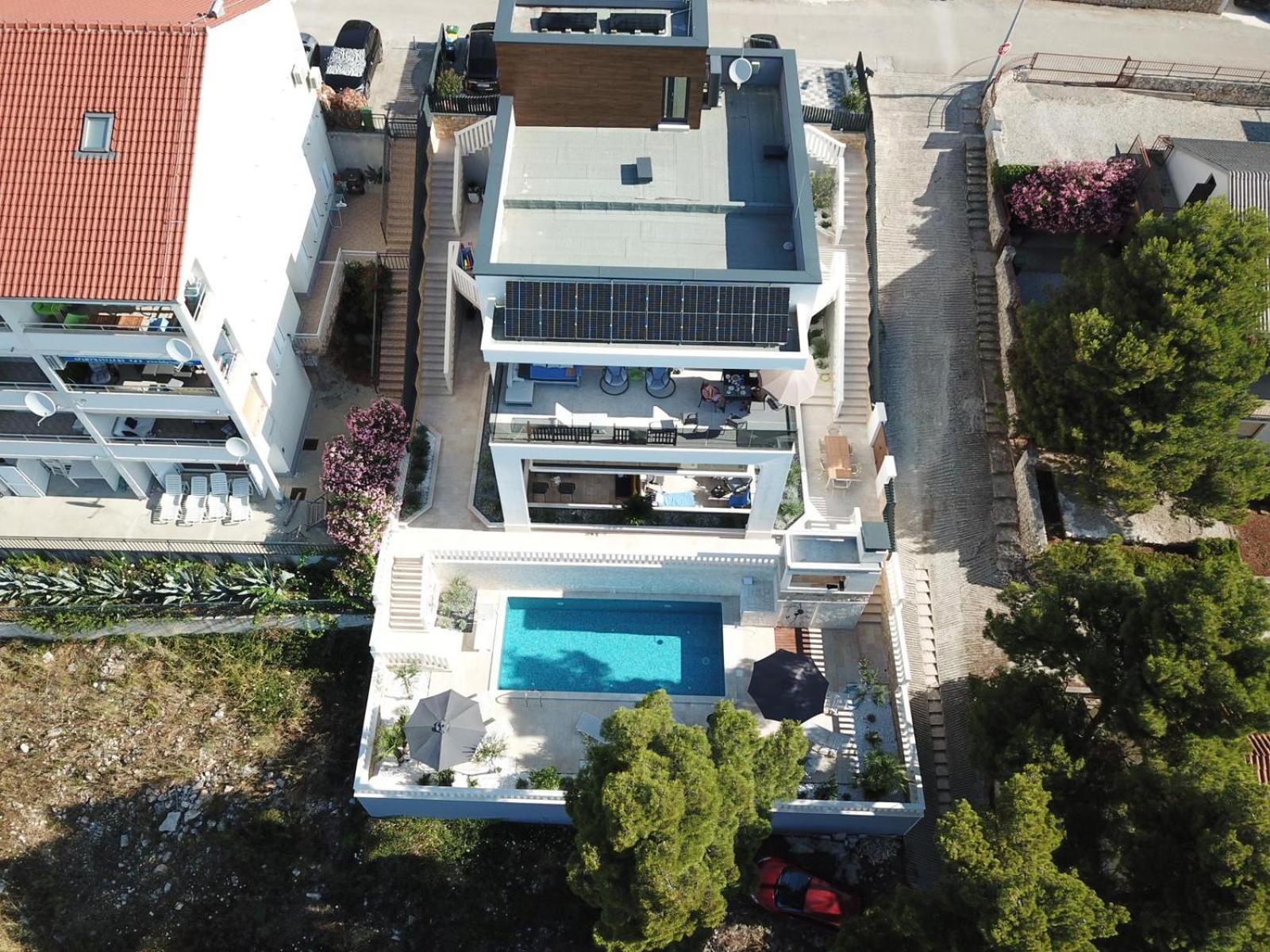 Luxury Beachfront Villa Carlisa Čiovo 外观 照片